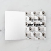 Circa 1900 Funny Toilet Paper Typ Fotograf Karte (Innenseite)