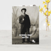 Circa 1900 Funny Toilet Paper Typ Fotograf Karte (Gelbe Blume)