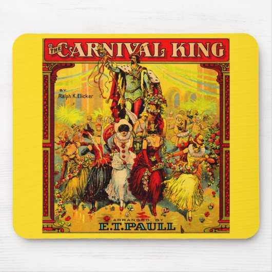 Circa 1915 Noten The Carnival King Mousepad (Vorne)