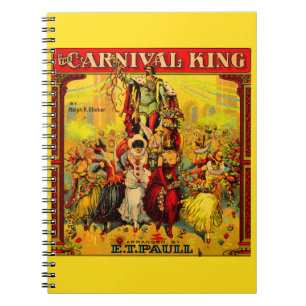 Circa 1915 Noten The Carnival King Notizblock