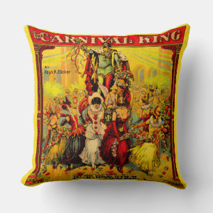 Circa 1915 Noten The Carnival King Print Kissen
