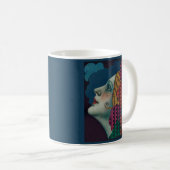 circa 1930 art deco woman print kaffeetasse (VorderseiteRechts)