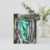 Circa 1951 Chevrolet, Deluxe Stationwagon in grün Postkarte (Stehend Vorderseite)