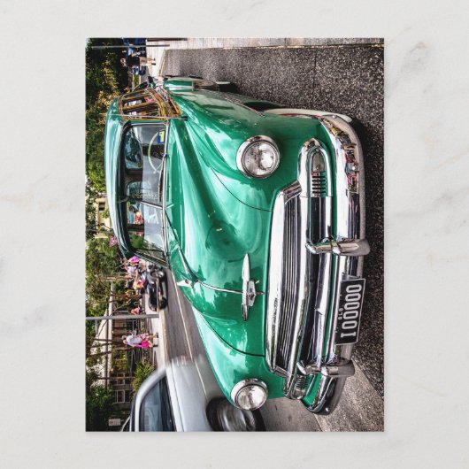 Circa 1951 Chevrolet, Deluxe Stationwagon in grün Postkarte (Vorderseite)