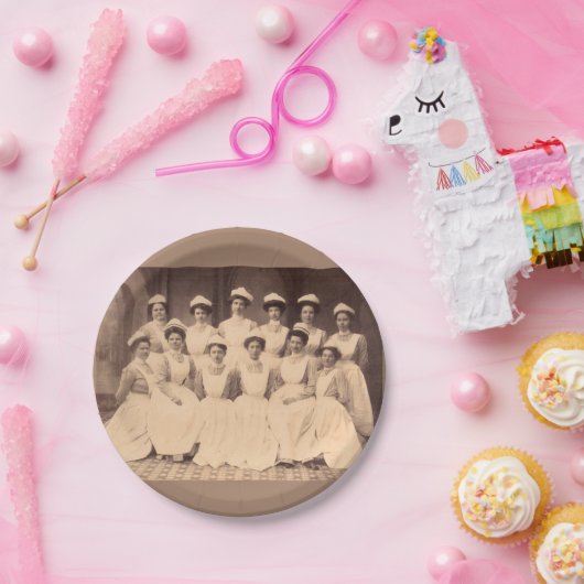 circa Krankenpflegeschulabsolvent 1914 Pappteller (Party)