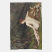 Circe (Beautiful Divine Woman) (by John Collier) Geschirrtuch (Vertikal)