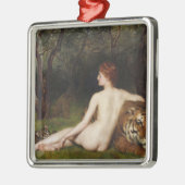 Circe (Goddess and Big Bad Cats) (by John Collier) Ornament Aus Metall (Links)