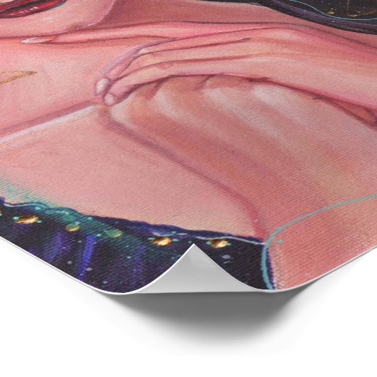 Circe goddess Stretched Canvas Print by Renee Poster (Ecke)