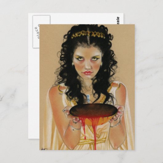 Circe Griechische Goddess Postcard Postkarte (Vorne/Hinten)