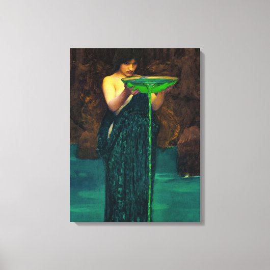 Circe Invidiosa, 1892 von John William Waterhouse Leinwanddruck (Vorderseite)