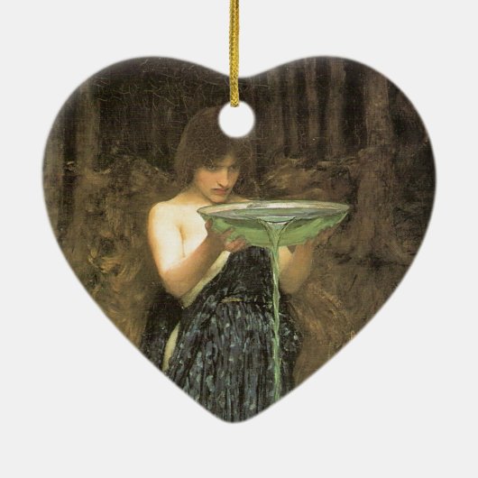 Circe Invidiosa by J W Waterhouse 1892 Keramik Ornament (Hinten)