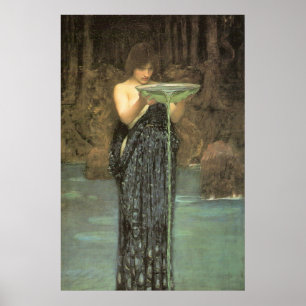 Circe Invidiosa by J W Waterhouse 1892 Poster
