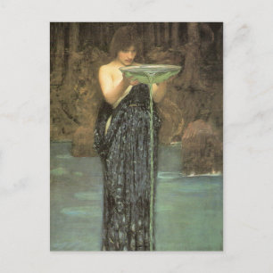 Circe Invidiosa by J W Waterhouse 1892 Postkarte