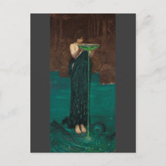Circe Invidiosa by Waterhouse Postkarte