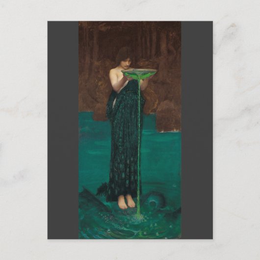 Circe Invidiosa by Waterhouse Postkarte (Vorderseite)