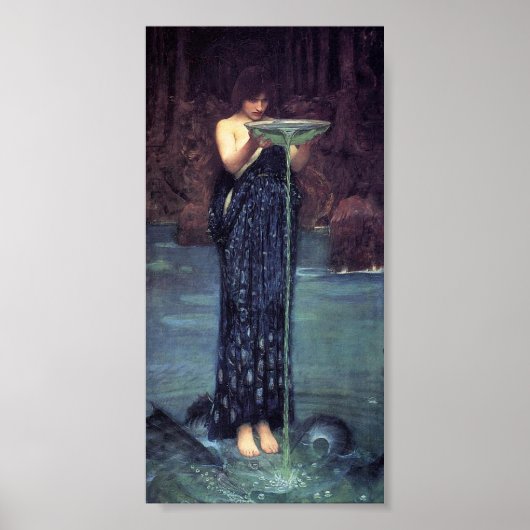 Circe Invidiosa - Circe mit einem Ponseive Bowl Poster (Vorne)