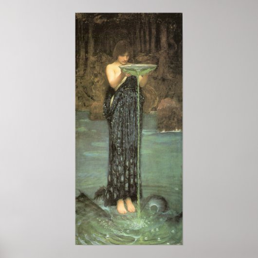 Circe Invidiosa - John William Waterhouse Poster (Vorne)