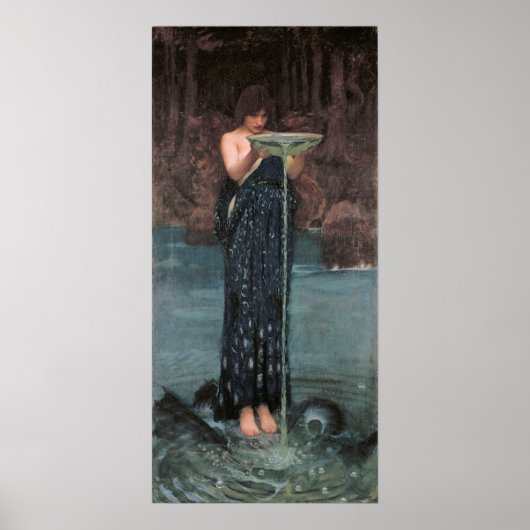 Circe Invidiosa (klassische griechische Mythologie Poster (Vorne)