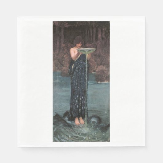 Circe Invidiosa (klassische griechische Mythologie Serviette (Vorderseite)