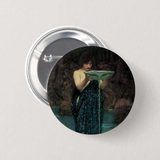 Circe Invidiosa von John William Waterhouse Button (Vorne & Hinten)