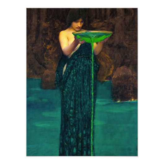 Circe Invidiosa von John William Waterhouse Fotodruck (Vorne)