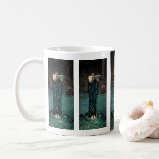 Circe Invidiosa von John William Waterhouse Kaffeetasse (Mit Donut)