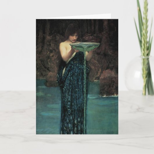 Circe Invidiosa von John William Waterhouse Karte (Vorderseite)