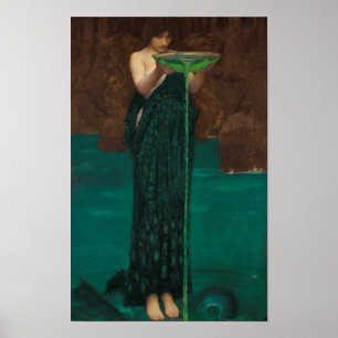 Circe Invidiosa von John William Waterhouse Poster