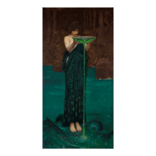Circe Invidiosa von John William Waterhouse Poster