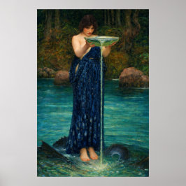Circe Invidiosa von John William Waterhouse Poster