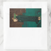 Circe Invidiosa von John William Waterhouse Rechteckiger Aufkleber (Tasche)