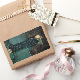 Circe Invidiosa von John William Waterhouse Rechteckiger Aufkleber