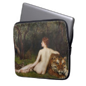 Circe (Magical Goddess and Cats) (by John Collier) Laptopschutzhülle (Vorderseite Links)