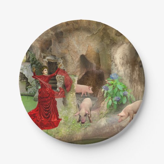 Circe na Quinta da Regaleira Pappteller (Vorderseite)