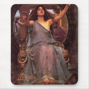 "Circe Odysseus bietet den Cup an" Mousepad