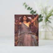 "Circe Odysseus bietet den Cup an" Postkarte (Stehend Vorderseite)