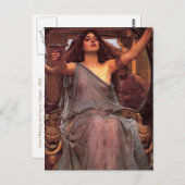 "Circe Odysseus bietet den Cup an" Postkarte (Vorne/Hinten)