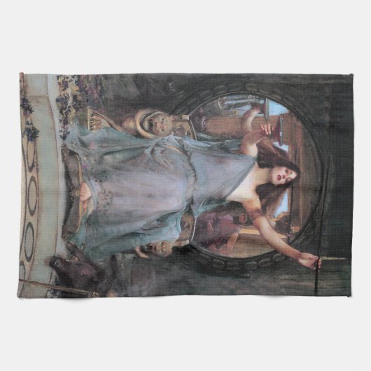 Circe Odysseus, Wasserhaus Geschirrtuch (Horizontal)
