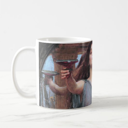 Circe Odysseus, Wasserhaus Kaffeetasse (Links)