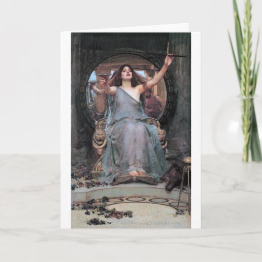 Circe Odysseus, Wasserhaus Karte (Vorderseite)