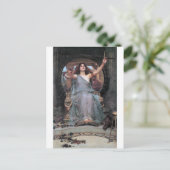 Circe Odysseus, Wasserhaus Postkarte (Stehend Vorderseite)