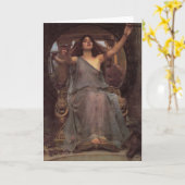 Circe Offered the Cup Ulysses Karte (Gelbe Blume)