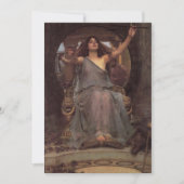 Circe Offering den Cup für Ulysses Einladung (Vorderseite)