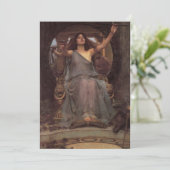 Circe Offering den Cup für Ulysses Einladung (Stehend Vorderseite)