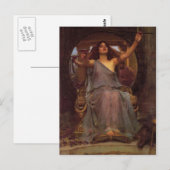 Circe Offering den Cup für Ulysses Postkarte (Vorne/Hinten)