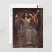 Circe Offering den Cup für Ulysses Postkarte (Vorne/Hinten)