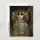 Circe Offering the Cup für Ulysses durch JW Waterh Postkarte (Vorne/Hinten)