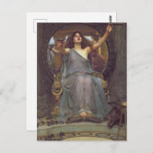 Circe Offering the Cup John William Waterhouse Postkarte (Vorne/Hinten)