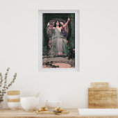 Circe Offering the Cup to Ulysses by John William Poster (Küche)