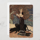"Circe the Enchantress" von Edmund Dulac Einladung (Vorne/Hinten)